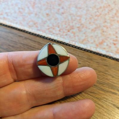 3 Beautiful Sterling Silver Rings with Various Stones