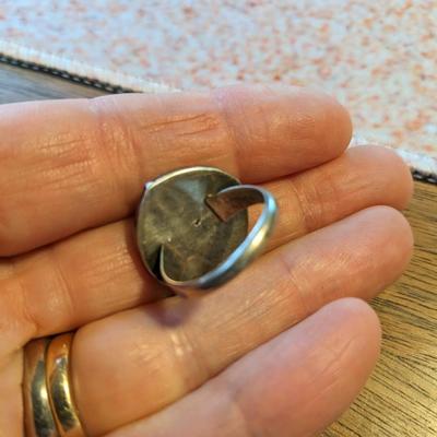3 Beautiful Sterling Silver Rings with Various Stones