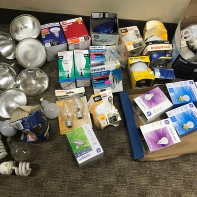 Huge lot of light bulbs