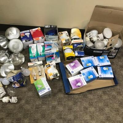 Huge lot of light bulbs