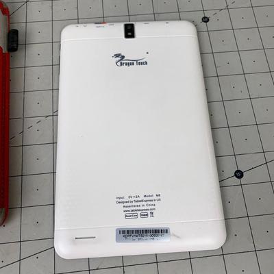 #16 Dragon Touch Notepad Tablet With Red Case