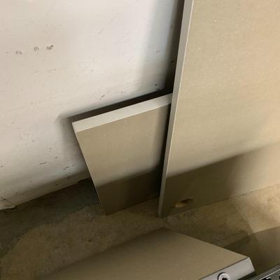 #34 Corner Desk Pieces With Filing Cabinet