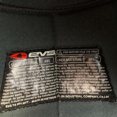 #45 EVS T5 Pinner Helmet Size Large and Goggles