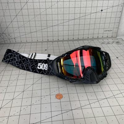 #48 509 Sinister Goggles -Red/Black