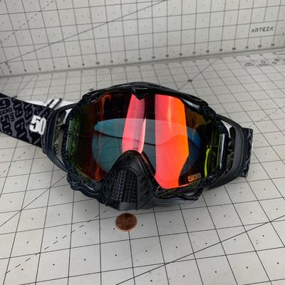 #48 509 Sinister Goggles -Red/Black
