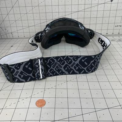 #48 509 Sinister Goggles -Red/Black