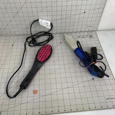 #63 Simply Straight Hot Brush and Curling Brush