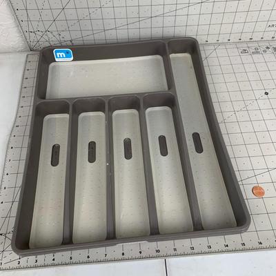 #64 Madesmart Large Silverware Tray