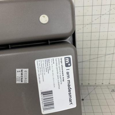 #64 Madesmart Large Silverware Tray