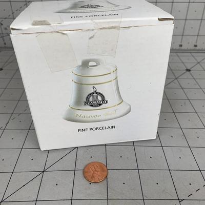 #67 Fine Porcelain Nauvoo Bell