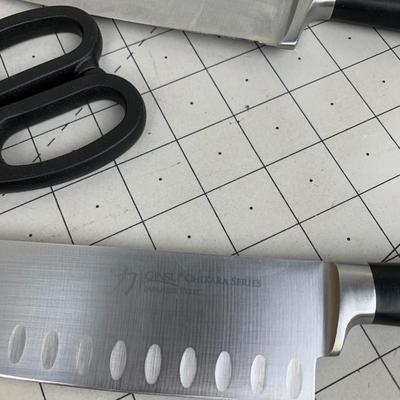 #99 Ginsu Japanese Steel Knives and Knife Block