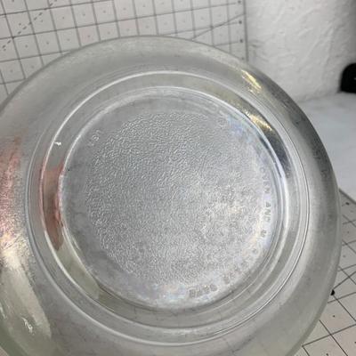 #121 Wallace China Plate and Glass Bowl