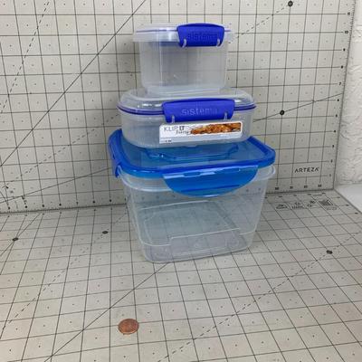 #123 Sistema and Other Food Containers
