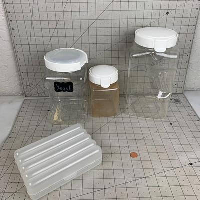 #127 Plastic Snack/Ingredient Containers