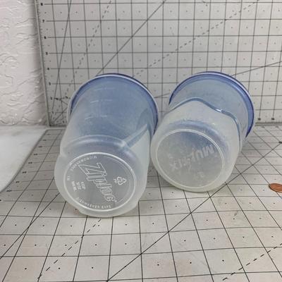 #128 Ziploc and Multix Food Containers
