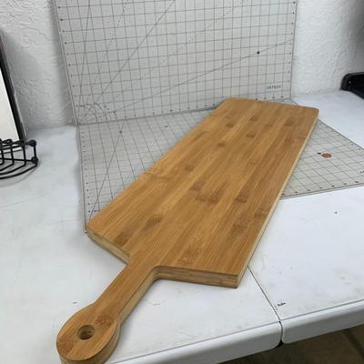 #147 Extra Long Handled Cutting Charcuterie Board