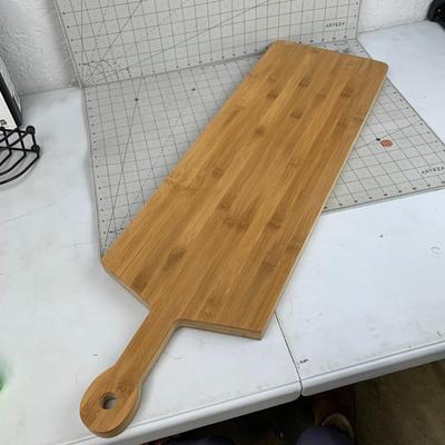 #147 Extra Long Handled Cutting Charcuterie Board