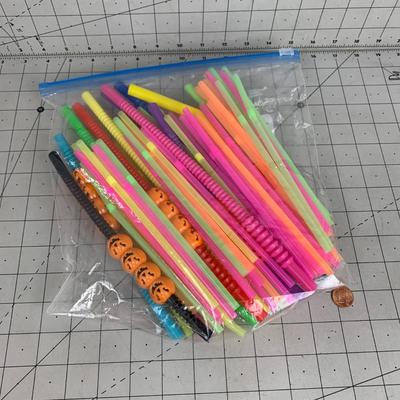#150 Napkin Holder, Table Cloth, Napkins and Plastic Straws