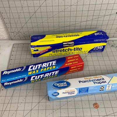 #171 Kirkland Stretch Tite Food Wrap, Wax Paper and Parchment Paper