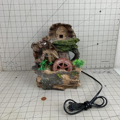 #198 Forest Wheel Fountain *Works Great!*