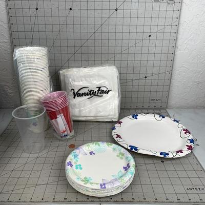 #201 Paper Plates, Cups and Napkins