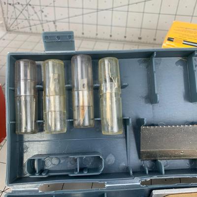#219 30pc Hoby Knife Set, B&Decker Pivot Plus Drill Drive, DeWalt Nails and Extension Cord