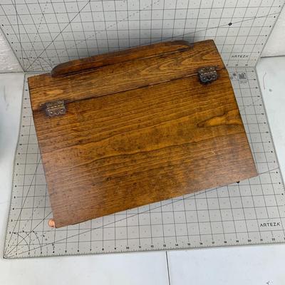 #225 CounterTop Wooden Storage Box