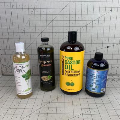#250 Aloe Vera Gel, Hemp Seed Oil, Castor Oil and Jojoba Oil