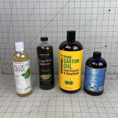 #250 Aloe Vera Gel, Hemp Seed Oil, Castor Oil and Jojoba Oil