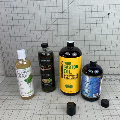 #250 Aloe Vera Gel, Hemp Seed Oil, Castor Oil and Jojoba Oil