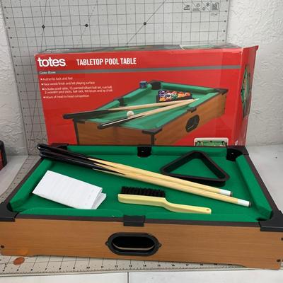 #261 TableTop Pool Table *Pool Balls Included*