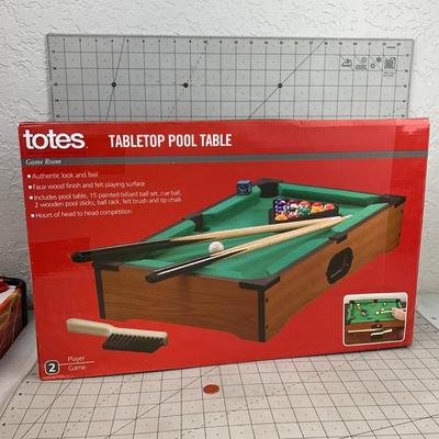 #261 TableTop Pool Table *Pool Balls Included*