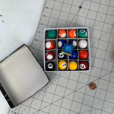 #261 TableTop Pool Table *Pool Balls Included*