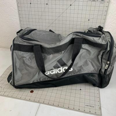 #281 Adidas Gray Duffle Bag