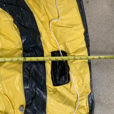 #295 Yellow Inflatable Raft
