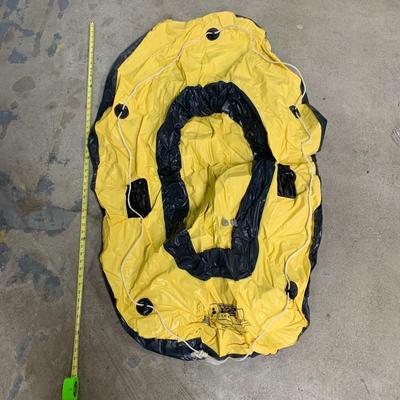 #295 Yellow Inflatable Raft