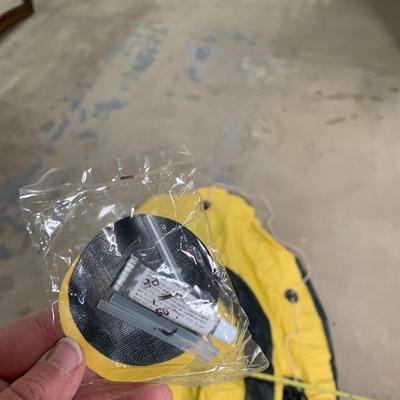 #295 Yellow Inflatable Raft