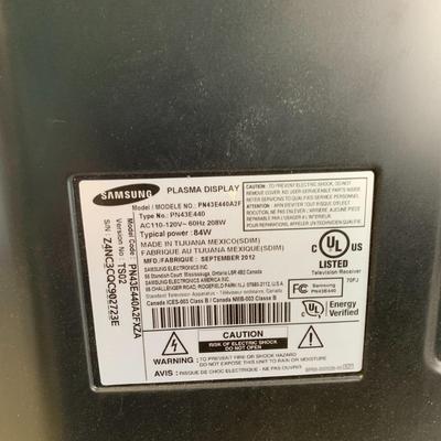 #297 43" Samsung Flatscreen TV