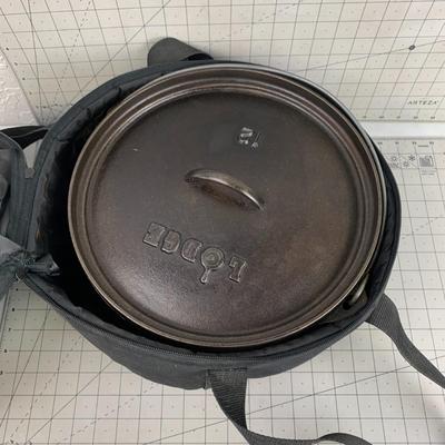 #306 Lodge Cast Iron Pan With Bag