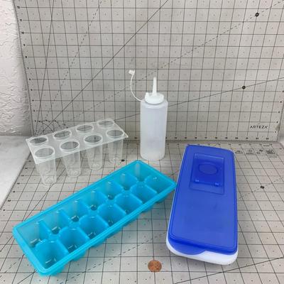 #315 Ice Pop Molds and Ice Cube Trays