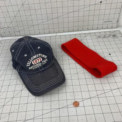 #324 Yellowstone Cap and Red SweatBand