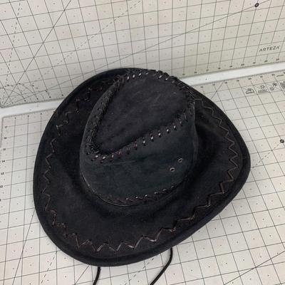 #326 Black Western Hat