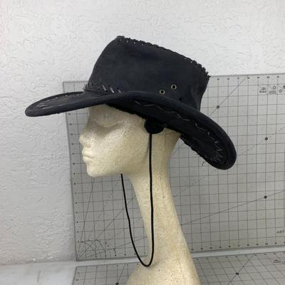 #326 Black Western Hat