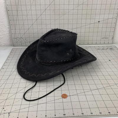 #326 Black Western Hat