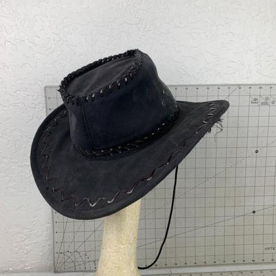 #326 Black Western Hat