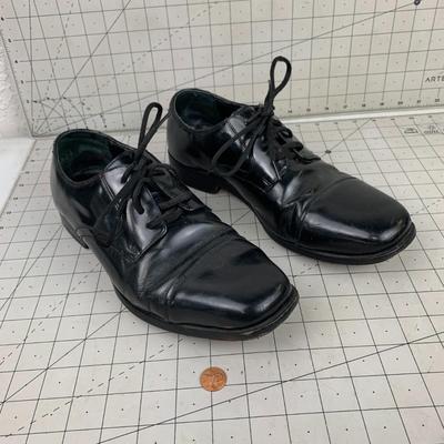 #334 Men's Nunn Bush 10.5 Size Black Dress Shoes
