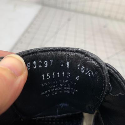 #334 Men's Nunn Bush 10.5 Size Black Dress Shoes