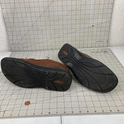#335 Men's Size 10 Brown Leather Shoes