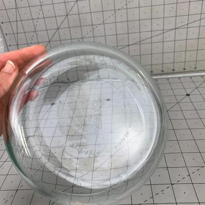 #345 Pyrex Bowl and Glass Baking Pan