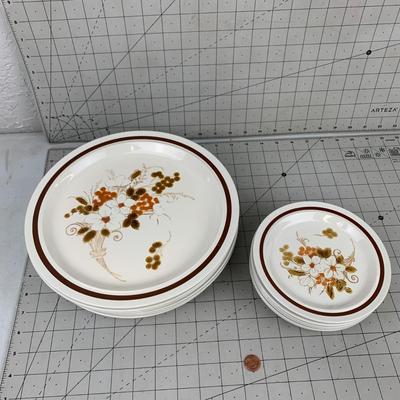 #351 Four Seasons Collection Autumn Bouquet Stoneware